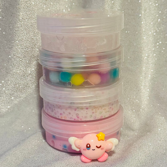 Mini Kirb bundle of 4 (random kirby charm) 3oz each